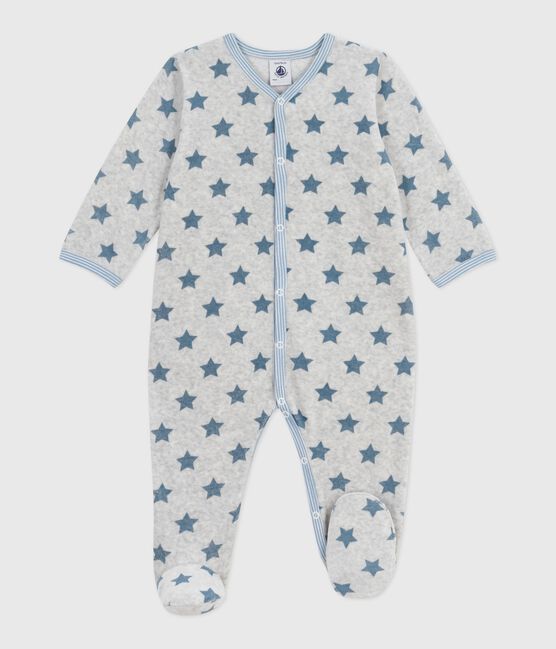 Pyjama bébé en velours imprimé étoiles BELUGA/ ADRIATIC
