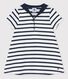 Robe col vareuse en jersey épais bio bébé