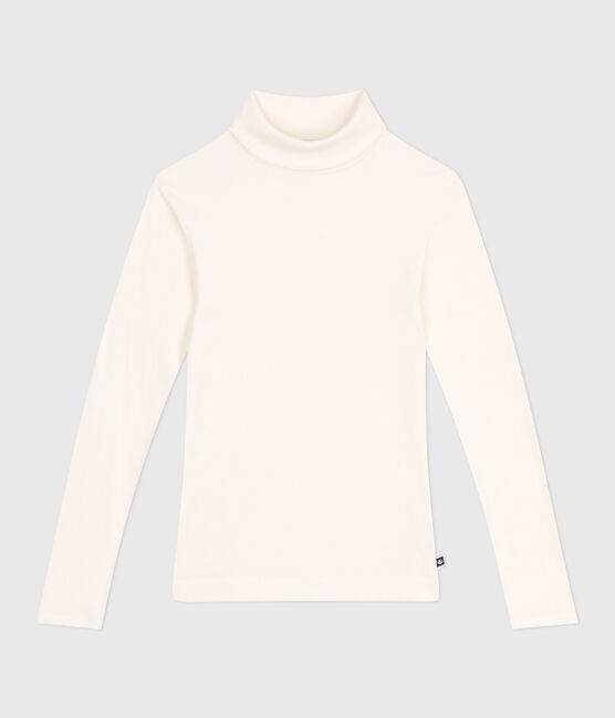 Sous-pull femme l'iconique en laine et coton écru MILK
