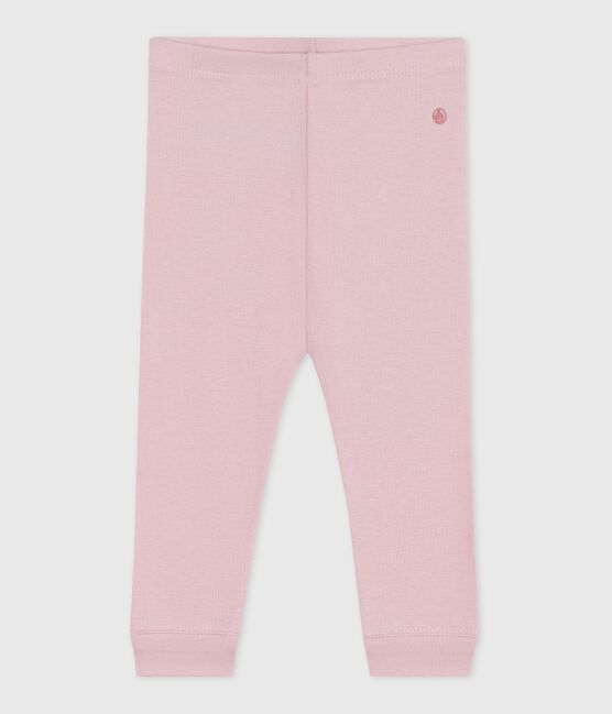Legging bébé en coton uni rose JOLI