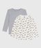 Lot de tee-shirts enfant en coton manches longues imprimé zèbres variante 1