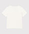 Tee-shirt manches courtes enfant garçon blanc MARSHMALLOW