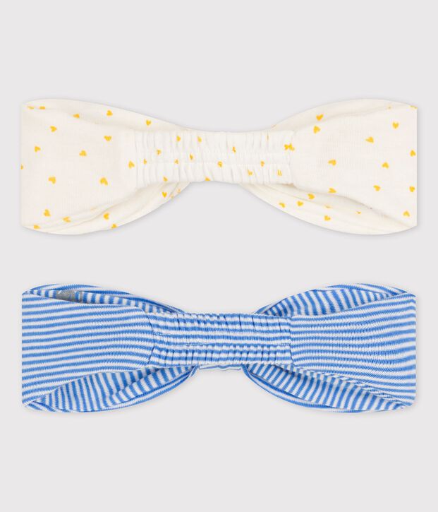 Lot de 2 bandeaux b&eacute;b&eacute; multicouleur