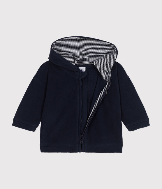 Sweatshirt bébé en polaire bleu SMOKING