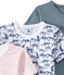 Lot de 3 t-shirts garçon manches courtes blanc LOT