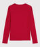 T-shirt coton Sea Island Femme rouge TERKUIT