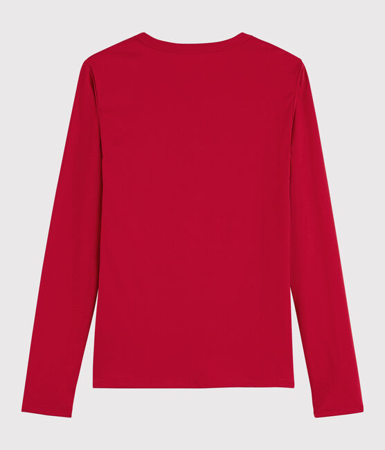 T-shirt coton Sea Island Femme rouge TERKUIT