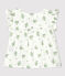 Blouse manches courtes imprimé fleuri en gaze de coton bio bébé blanc MARSHMALLOW/blanc MULTICO