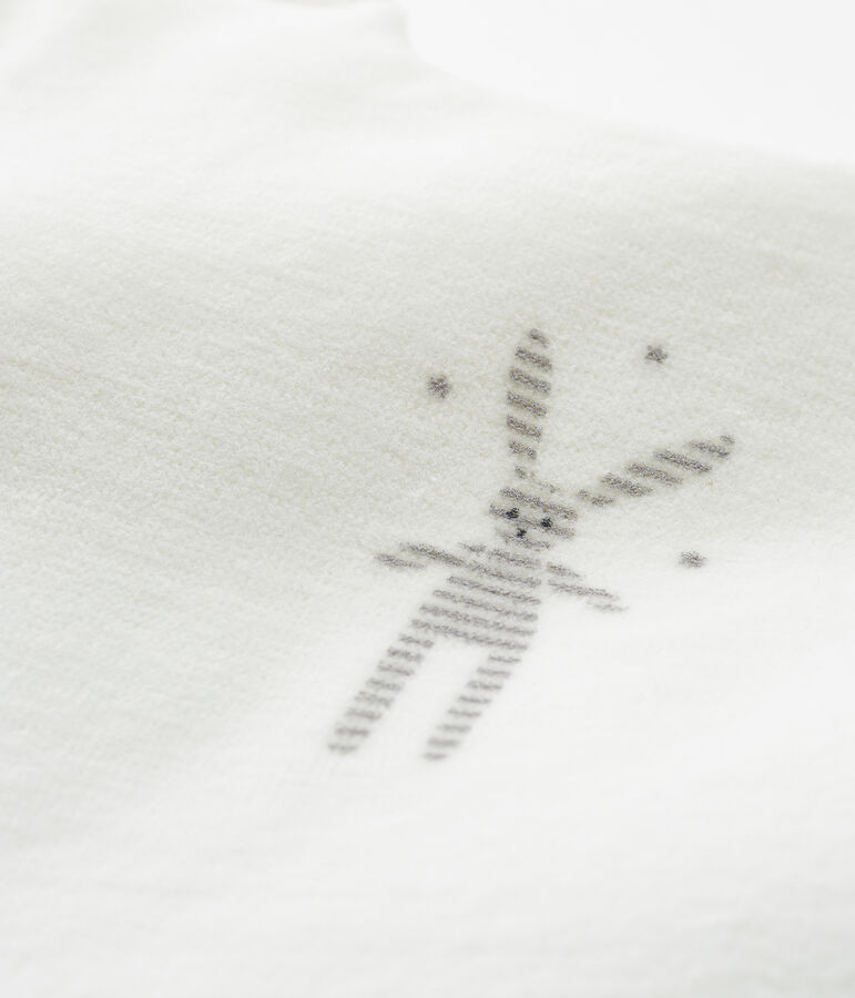 Gigoteuse b&eacute;b&eacute; en velours blanc MARSHMALLOW