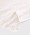 Pyjama pois multico fille - femme en coton biologique blanc MARSHMALLOW/blanc MULTICO