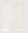 Pantalon bébé gris chiné en jersey de coton biologique beige MONTELIMAR CHINE