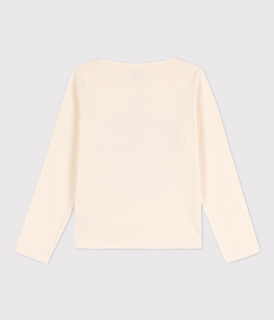 Tee-shirt manches longues en coton enfant fille / garçon blanc AVALANCHE/ ROVER/ MULTICO