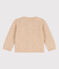 Cardigan bébé en tricot en laine écru AVALANCHE
