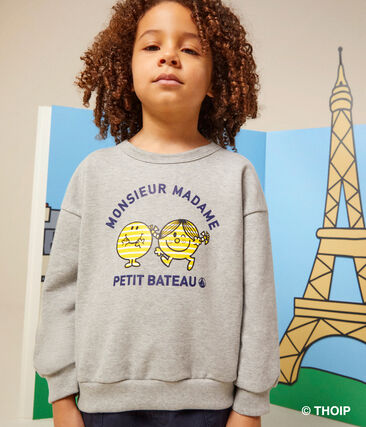 Sweatshirt Monsieur Madame en molleton enfant