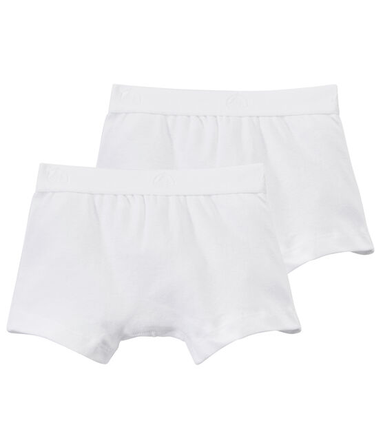 Duo de boxers garçon blanc LOT
