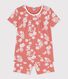 Pyjacourt Hawaï petite fille en coton