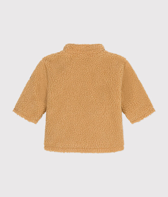 Veste en sherpa bébé beige FACILE