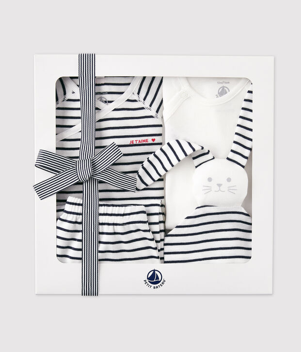 Coffret cadeau naissance iconique multicouleur