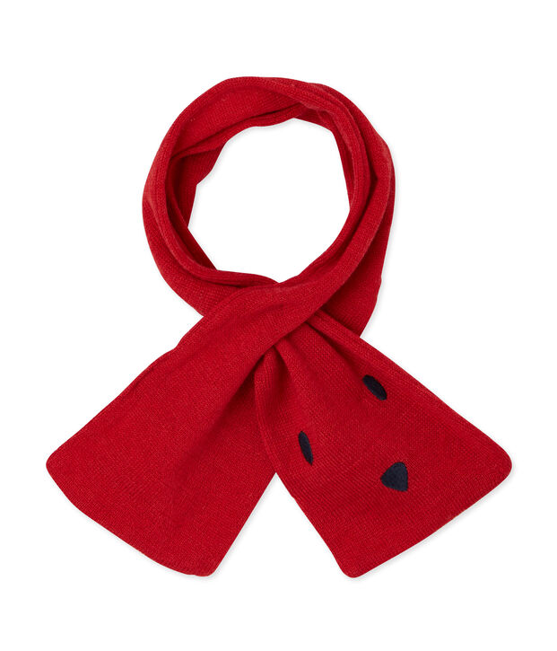 Echarpe b&eacute;b&eacute; mixte rouge