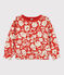 Sweatshirt imprimé en tubique matelassé enfant fille CASIMIR/ AVALANCHE