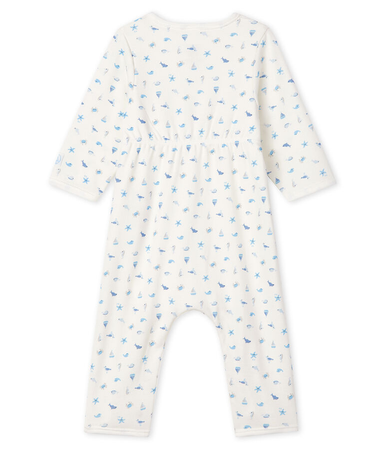 Bodyjama sans pieds b&eacute;b&eacute; en c&ocirc;te blanc/multicouleur