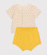 Ensemble 2 pièces en jersey léger bébé