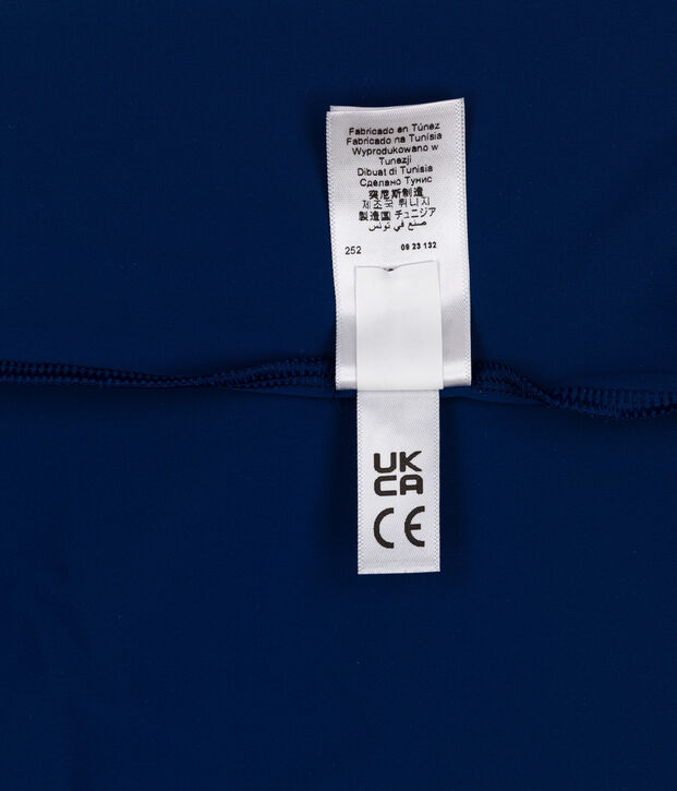 Tee-shirt anti-UV enfant bleu