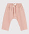 Pantalon en gaze de coton bébé rose SALINE