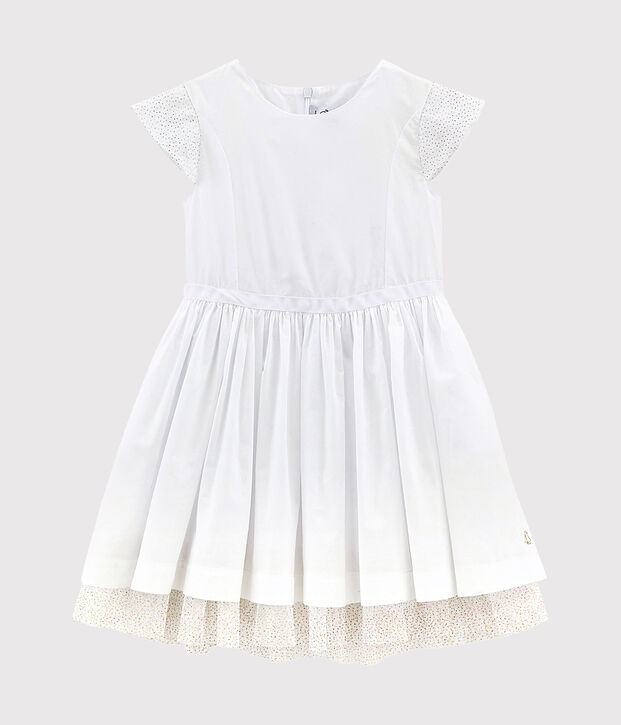 Robe de c&eacute;r&eacute;monie enfant fille blanc