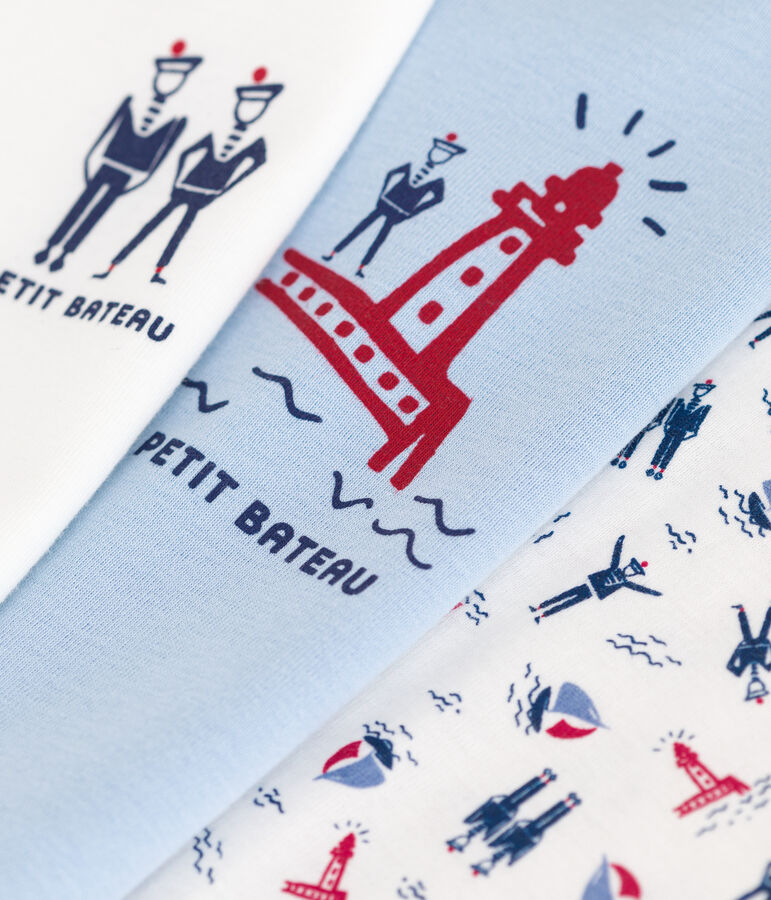 Lot de 3 bodies manches courtes en coton b&eacute;b&eacute; Variante 4 OVS