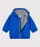 Blouson b&eacute;b&eacute; en PU uni bleu PERSE