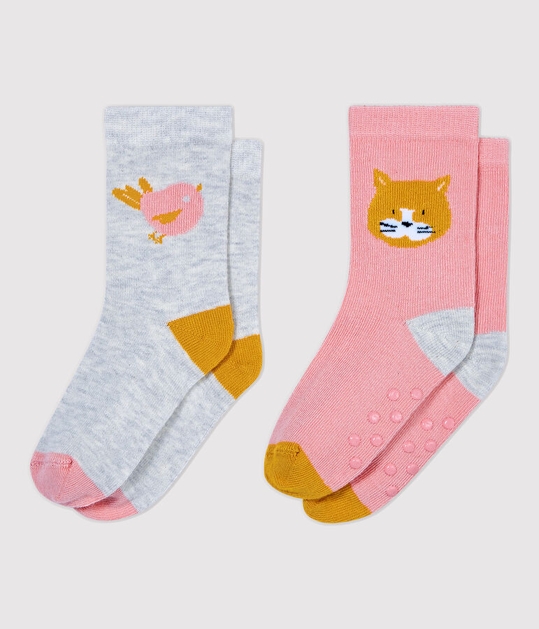 Lot de 2 paires de chaussettes b&eacute;b&eacute;. multicouleur