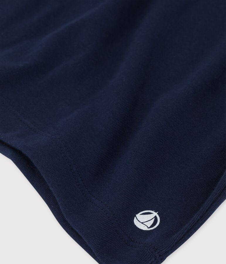 Sous-pull en coton fille bleu SMOKING