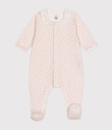Pyjama imprimé fleurs en coton bébé