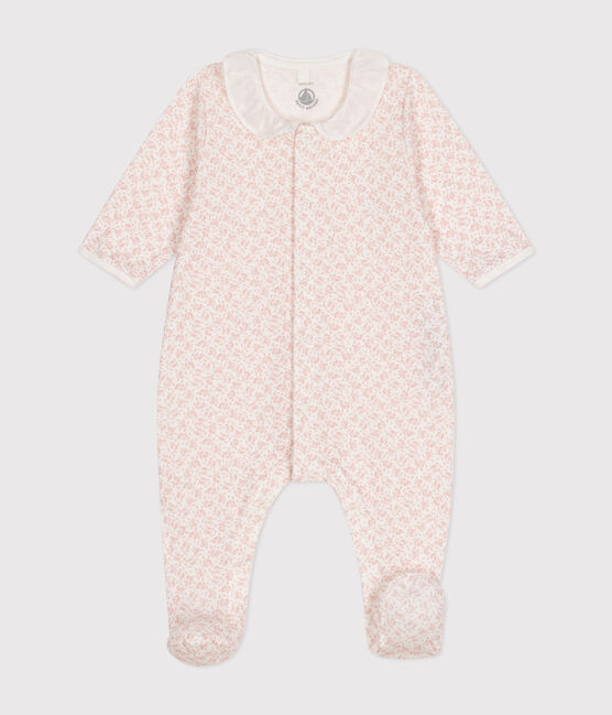 Pyjama imprimé fleurs en coton bébé MARSHMALLOW/ PANTY