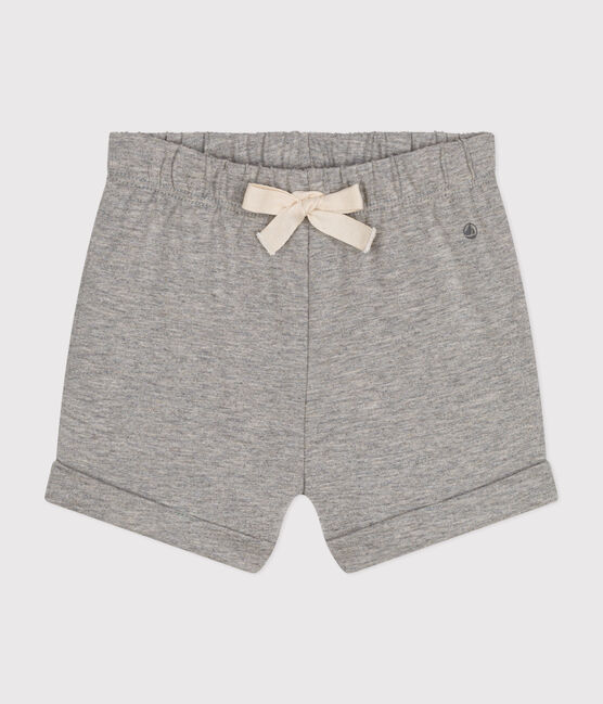 Short en jersey léger bébé gris CHATON CHINE