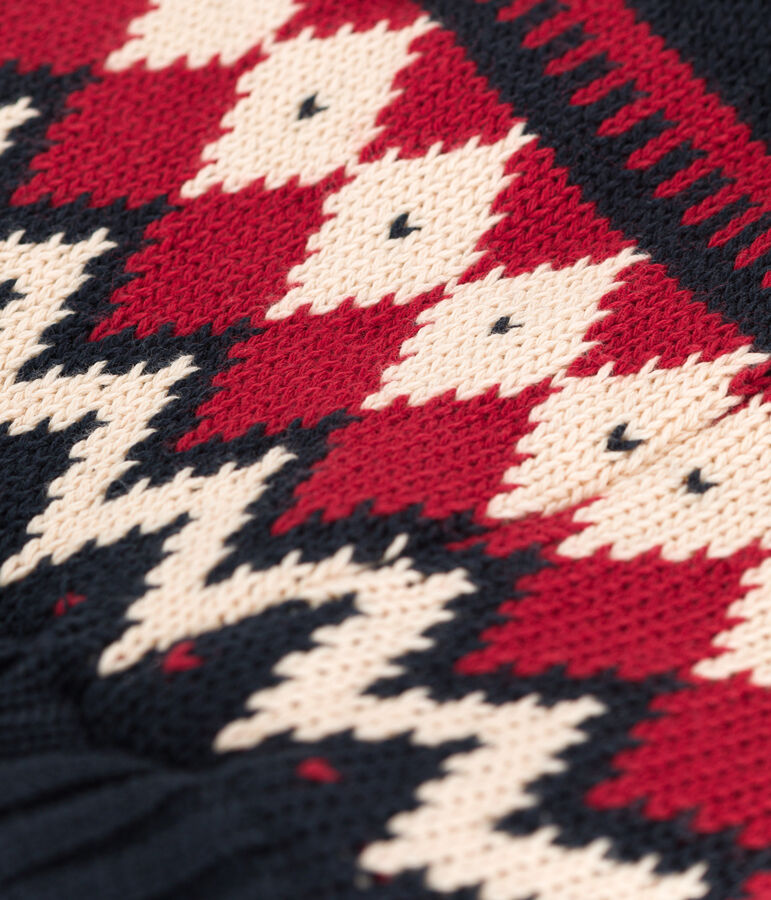 Bonnet enfant gar&ccedil;on-fille bleu/multicouleur