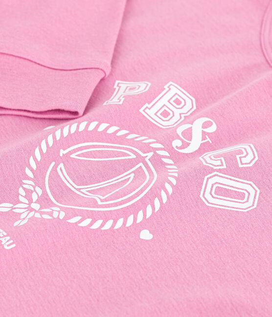 Tee-shirt enfant manches longues en coton imprimé BOUDOIR
