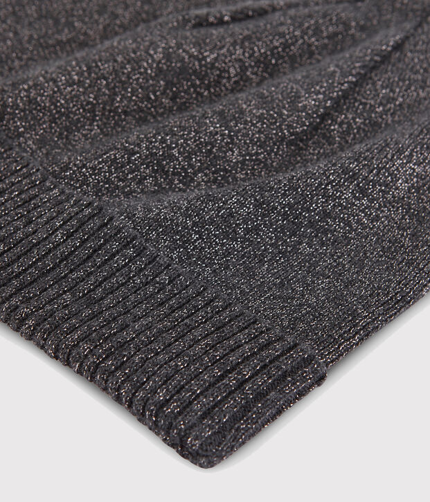 Bonnet brillant femme gris/gris