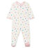 Dors Bien bébé fille en molleton blanc MARSHMALLOW/blanc MULTICO