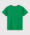 Tee-shirt enfant garcon vert PRADO