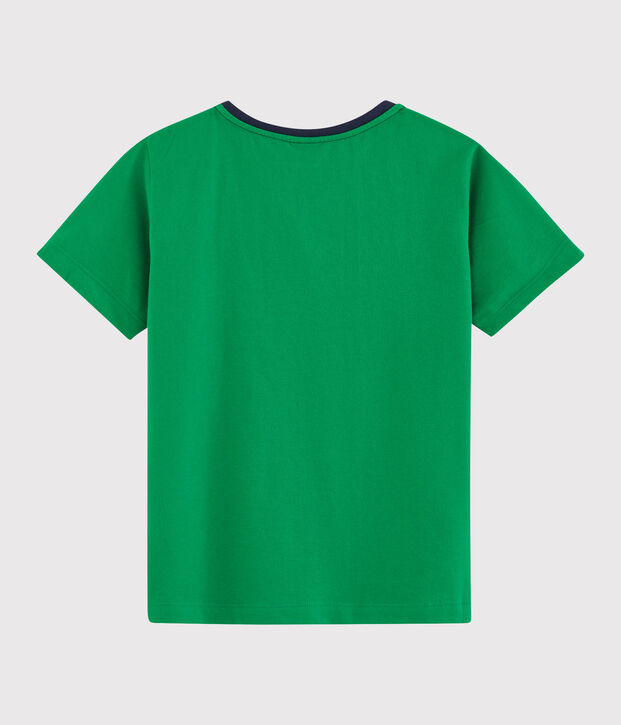 Tee-shirt enfant garcon vert