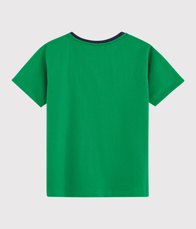Tee-shirt enfant garcon vert