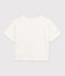 Tee-shirt LE BOXY en coton Femme blanc MARSHMALLOW