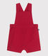 Salopette bébé en coton broderie anglaise jambes courtes