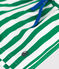 Short de bain bébé, imprimé rayé vert MARSHMALLOW/ JARDIN