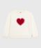 Sweatshirt femme en coton écru MILK