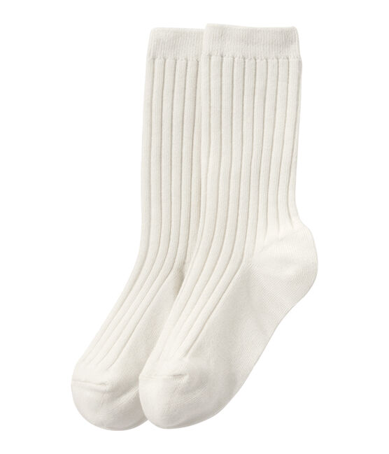 Chaussettes mixtes blanc MARSHMALLOW