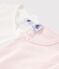 Lot de 2 tee-shirts manches courtes ajourés pastel petite fille en coton biologique variante 1