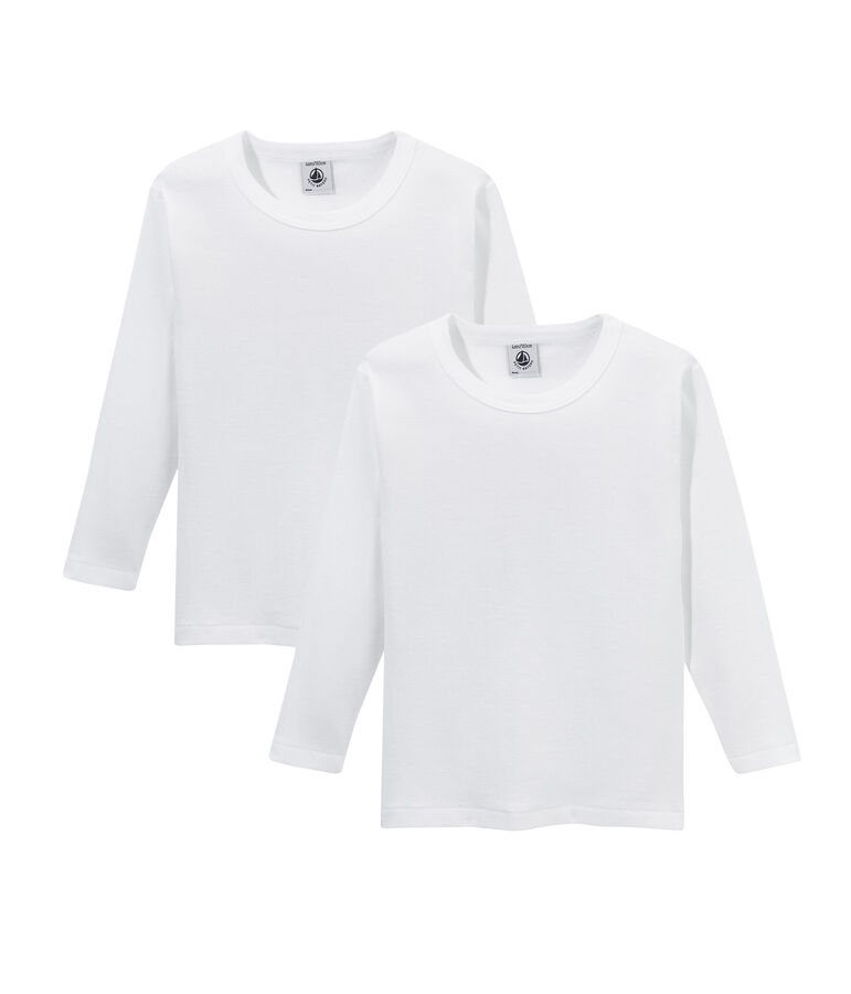 Duo de tee-shirts manches longues petit gar&ccedil;on multicouleur